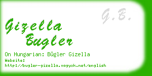 gizella bugler business card